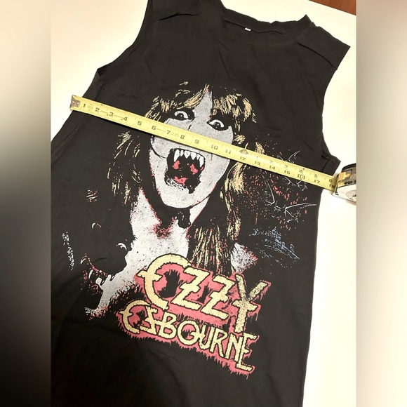 OZZY Osbourne Sleeveless ROCK METAL T SHIRT - Picture 3 of 3